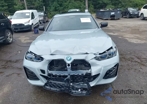 2023 BMW I4 M50 из США, поврежденный, VIN WBY33AW0XPFP05542